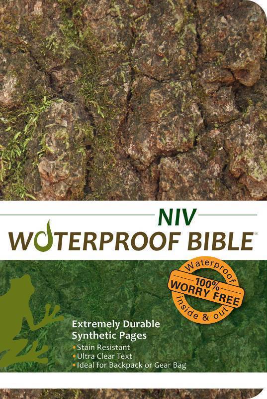 lot 33884 image: Waterproof Bible NIV(2011) Camouflage - Retail $49