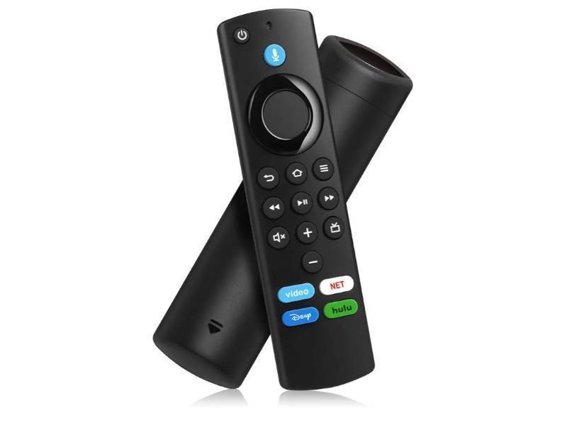 lot 38111 image: TV Remote Control Replacement Compatible with Insignia Fire Series, Pioneer, Cube, Smart TV, for FireStick (4K4K MaxLite2nd Gen3rd Gen) with Voice - Retail $9