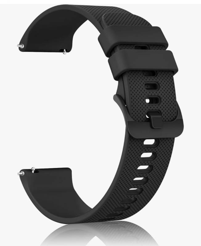 lot 38176 image: 22mm Silicone Bands Compatible for Fossil Mens Gen 6 44mm  Gen 5E 44mm  Mens Gen 5 LTECarlyleGarrettWomens Julianna Smart Watch, Soft Silicone Quick Released Sport Replacement Strap for Women Men - Retail $6
