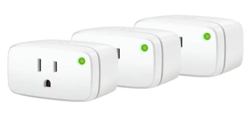 lot 72577 image: Eve Energy (Matter) 3 Pack Smart Plug, 100% Privacy, Automate Lights & appliances, Seamless Integration in Apple Home, Alexa, Google Home, SmartThings, Requires Thread Border Router - Retail $121