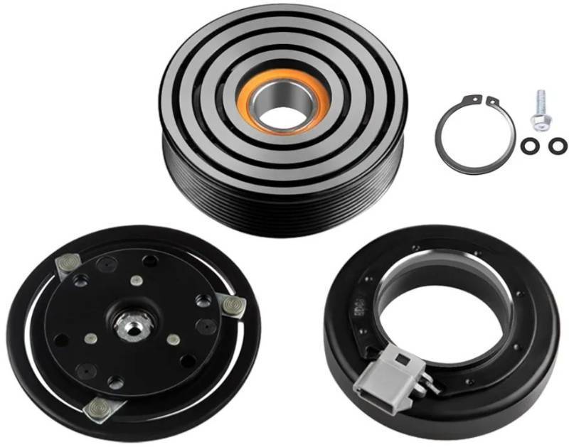 lot 46677 image: ECCPP AC Clutch for Ford for E-350 for F-250 for F-350 for F-59 7.3L 7.5L 1992-2004 AC Compressor Clutch Assembly - Retail $40