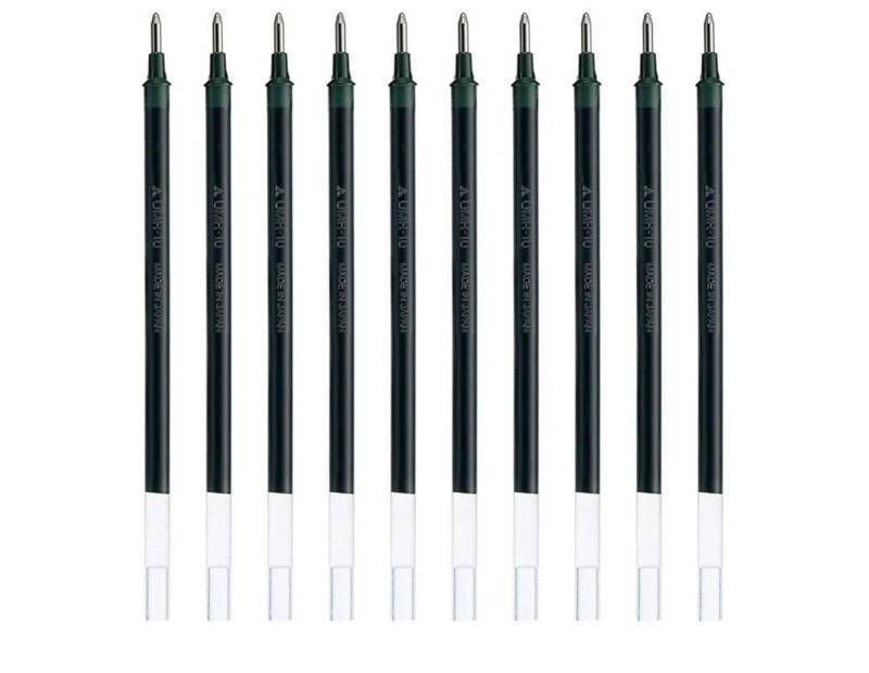 lot 16868 image: Uni-ball UMR-10 Refills for Gel Ink Ballpoint Pen, 1.0mm, Black Ink, Value Set of 6 - Retail $12