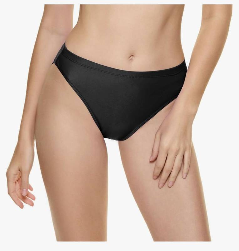 lot 16931 image: Womens High Cut Full Coverage Bikini Bottoms - Retail $20