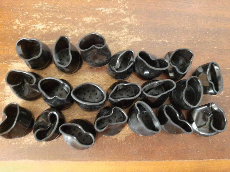 lot 16977 image: Chair Leg Floor Protectors Chair Leg Protectors for Hardwood Floors Silicone Pads Covers to Protect Floors (Black-20 Pcs, Universal L (1-5162) - Retail $15