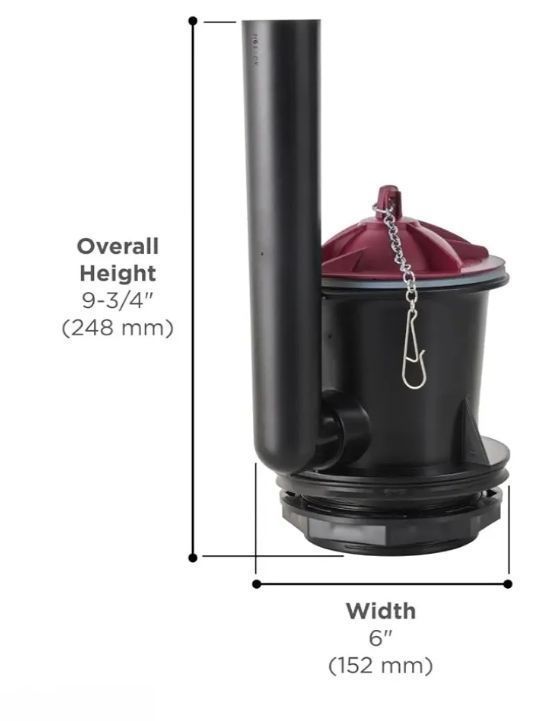 lot 58560 image: American Standard 4 Champion Universal Flush Valve Kit Genuine OEM Part Fits All 2-Piece Champion Toilets Includes Wrench, Lock Nut & Extra Flapper (Model 7382106-100.0070A) GREEN - Retail $56