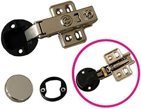 lot 62657 image: 1.5 inches (35mm) Hydraulic solf-Close Cabinet Hinge for Glass Door (Full Overlay) - Retail $9