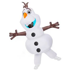 lot 46880 image: Olaf Costume Adult Inflatable Costume Men Fancy Dress Halloween Blow Up Suit Cosplay Party - Retail $16