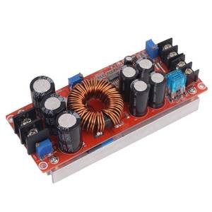 lot 46922 image: 1200W 20A DC Converter Boost Car Step-up Power Supply Module Adjustable Voltage Converter 8-60V to 12-83V - Retail $17