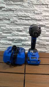 lot 15 image: Kobalt 24V Max Brushless 14-inch Impact Driver with Charger and Battery. Appears in brand new condition