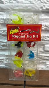 lot 30 image: Arkie Premium Rigged Jig Kit Pocket Size Container