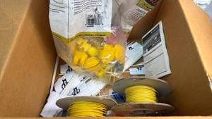 lot 61 image: Lot of wiring and accessories for invisible pet fencing