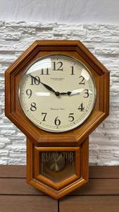 lot 65 image: Sterling & Noble Clock Company Westminster Chime Wall Clock Regulator
