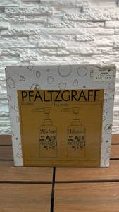 lot 71 image: Pfaltzgraff Tea Rose Ketchup Mustard Dispenser Set 025-269-00