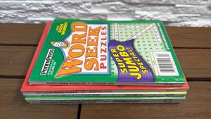 lot 73 image: Penny Press Word Seek Puzzles 5-Book Lot