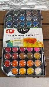 lot 95 image: AROIC Watercolor Paint Set 48 Colors (Paint Only)