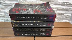 lot 119 image: Scarlett St. Clair Hades x Persephone Series 4 Book Set - Touch of Chaos Malice Darkness Ruin