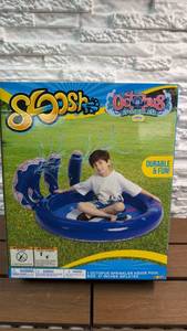 lot 143 image: Sloosh Octopus Sprinkler Kiddie Pool