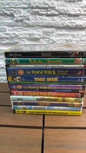 lot 148 image: 13 DVD Lot Fantasia, Bedknobs and Broomsticks, Felix the Cat, The Worst Witch, The Wiz, Wind in the Willows, Xanadu, Robin Hood, Triplets of Belleville, and more