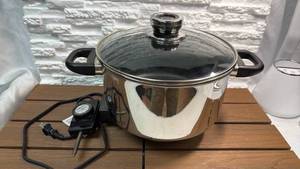 lot 156 image: Ultrex Electric Cook Pot Multi-Cooker with Temperature Control