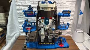 lot 157 image: Fisher-Price Imaginext Robot Police Headquarters Playset (Model T2457 Incomplete)