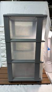 lot 162 image: Mainstays Medium 3-Drawer Cart 12.5 x 14.25 x 24 inches