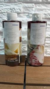 lot 183 image: Korres Renewing Body Cleanser 2-Pack 400mL - Vanilla Cinnamon & Grecian Gardenia