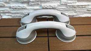 lot 196 image: Suction Cup Grab Bar Safety Handle Lot of 2