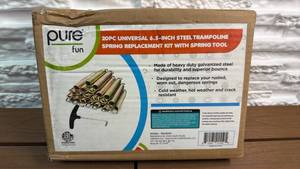 lot 212 image: Pure Fun 20PC Universal 6.5-Inch Steel Trampoline Spring Replacement Kit (9320DSK)