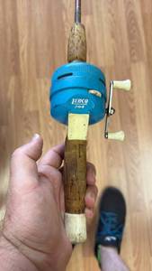lot 248 image: Zebco 204 Baitcast Fishing Reel & Rod