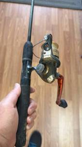 lot 249 image: Shakespeare Microspin Reel with Durango Rod