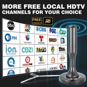 lot 20531 image: HiDB V421 Indoor TV Antenna, 50m Reception, VHF & UHF, Multi-Directional