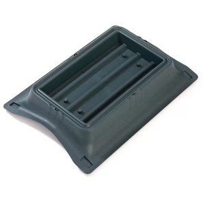 lot 20604 image: FloraCraft Plastic Floral Casket Saddle 2.5 in x 10.75 in x 15 in Green