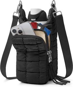 lot 20649 image: WOOMADA Water Bottle Holder RFID Crossbody Bag for Women, Walking & Cycling