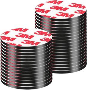lot 20743 image: 2-Inch Round Magnets with Adhesive, 20 Count, 50mm Dots for Whiteboard