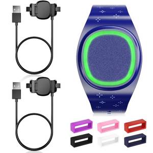 lot 20750 image: 2 Pack Disney Magic Band Plus Charger, 3.3ft, Black