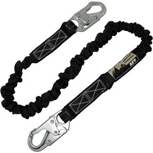 lot 20769 image: AFP 6ft Single-Leg Shock-Absorbing Safety Lanyard with Dual Snap Hooks