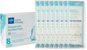 lot 20788 image: Medline 2-in-1 Absorbent Perineal Pad & Instant Cold Ice Pack (24 Count)