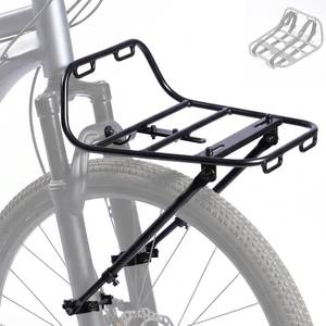 lot 20791 image: Bike Front Rack - Aluminium Cargo Rack with Support Struts & Straps