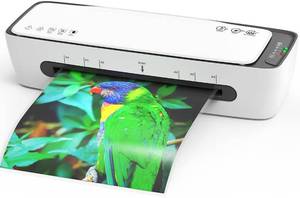 lot 20794 image: Qfun 9-Inch Laminator with Sheets, 6-in-1, Hot & Cold, Fast Warm-Up
