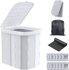 lot 20808 image: Hapoon XL Portable Toilet for Adults & Kids, Extra Large Camping Toilet