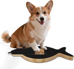 lot 20811 image: Vivifying Dog Nail Scratch Board with Treat Drawer - Stress-Free Filing