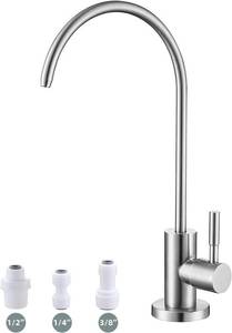 lot 20873 image: Drinking Water Faucet, Easy Install RO Faucet, Lead-Free, Brushed Nickel