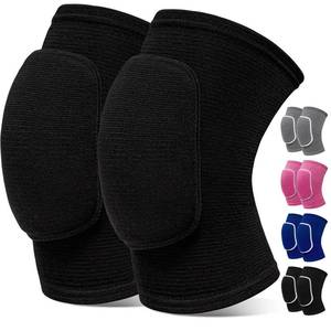 lot 20891 image: Volleyball Knee Pads for Women, Men, Kids - Black, small