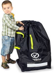 lot 20904 image: Car Seat Travel Bag for Airplane with Handle, Gate Check Bag, Car Seat Cover