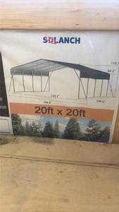 lot 204 image: SDL LANCH High-End Carport 20ft x 20ft SDLC2020
