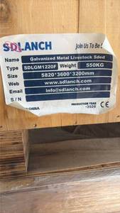 lot 209 image: SDL Ranch Galvanized Metal Livestock Sled SDLGM1220F 550KG