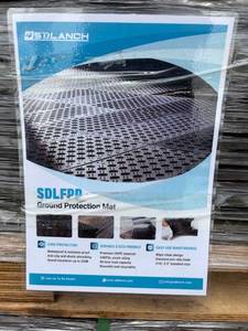 lot 221 image: SDLANCH SDLFPD Ground Protection Mat 4x8 0.5 15pc