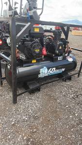 lot 229 image: SDLANCH S60GAL 60 Gallon Air Compressor 10.5kW 1430x510x950mm