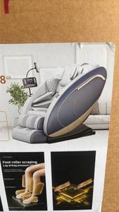 lot 265 image: Massage Chair with Foot Roller  Pressure Release