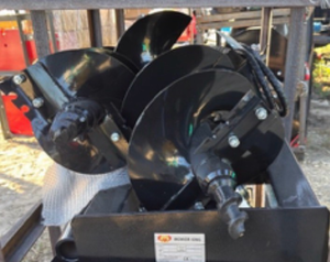 lot 510 image: AGT Heavy Duty Skid Steer Auger Attachment 3000 PSI 36 Inch